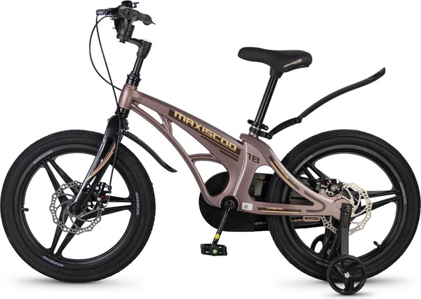 Изображение товара Детский велосипед Maxiscoo Cosmic Deluxe 18 2026 / MSC-C1855D (бронзовый матовый)