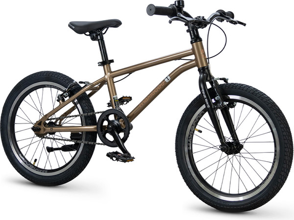 Изображение товара Детский велосипед Maxiscoo 1BIKE 18 2026 / MSC-M1-1852 (бронзовый матовый, разобранный, в коробке)