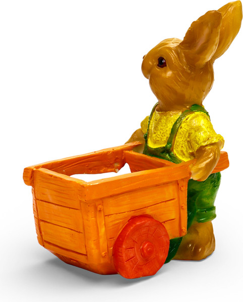 Изображение товара Кашпо GREENGO Заяц с тележкой / 10919495