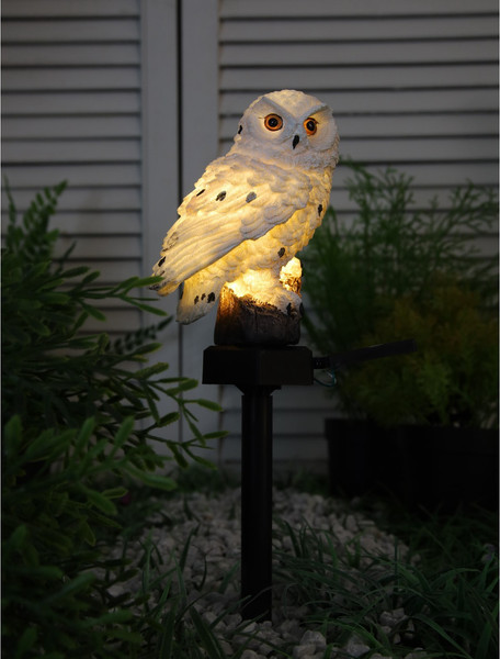 Изображение товара Садовая фигура-светильник Luazon Lighting Полярная сова / 7322823