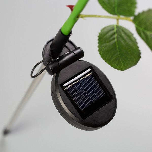 Изображение товара Садовая фигура-светильник Luazon Lighting Роза красная / 7291266