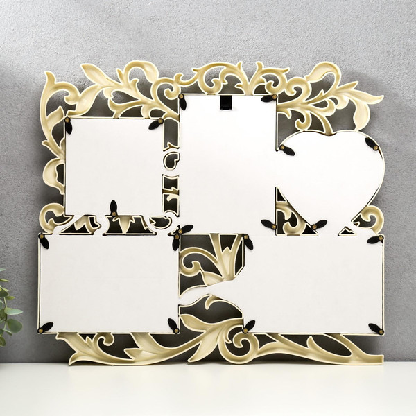 Изображение товара Рамка-коллаж Keep Memories С сердцем / 6826754 (слоновая кость)