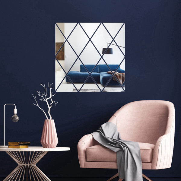 Изображение товара Зеркало QF Ромбы 7412565