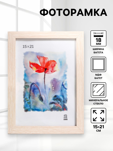 Изображение товара Рамка ZEBRA Carson 15x21 / 3839375