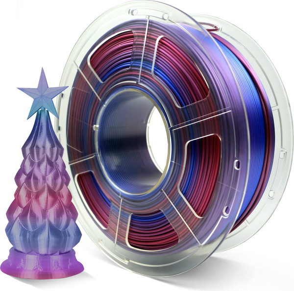 Изображение товара Пластик для 3D-печати NV Print NV-3D-PETG-RAINBOW-02 (1.75мм, 1кг, радужный)