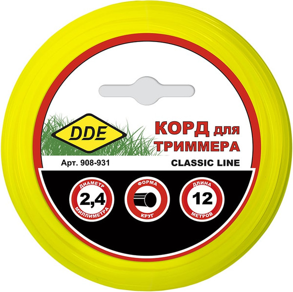 Изображение товара Леска для триммера DDE Classic Line / 908-931