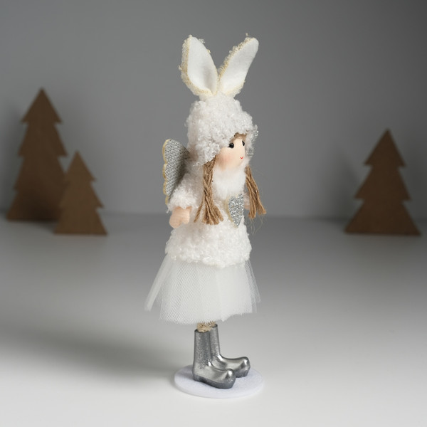 Изображение товара Кукла сувенирная Sima-Land Ангелочек в шапке с ушками зайчика 10471302