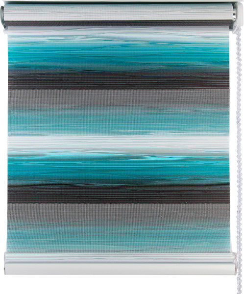 Изображение товара Рулонная штора Sima-Land День-ночь. Волна 60x180 / 4700617 (бирюзовый)