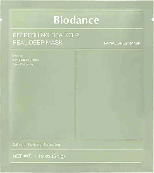 Изображение товара Набор масок для лица Biodance Refreshing Sea Kelp Real Deep Mask (4x34г)
