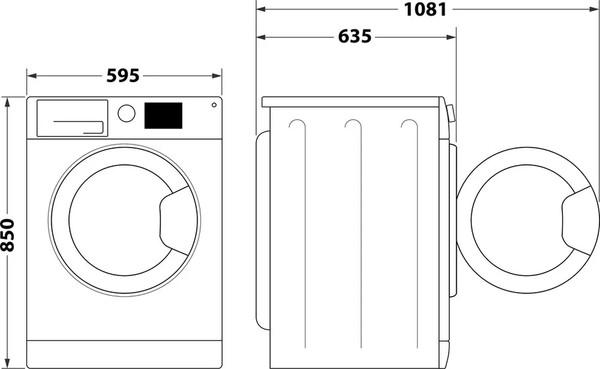 Изображение товара Стиральная машина Whirlpool FFB 10469 BV EE