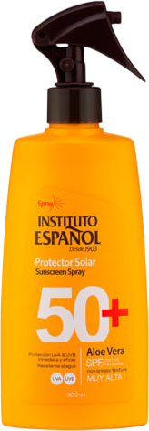 Спрей солнцезащитный Instituto Espanol Sunscreen Lotion Aloe Vera SPF50+ (300мл) — фото 3