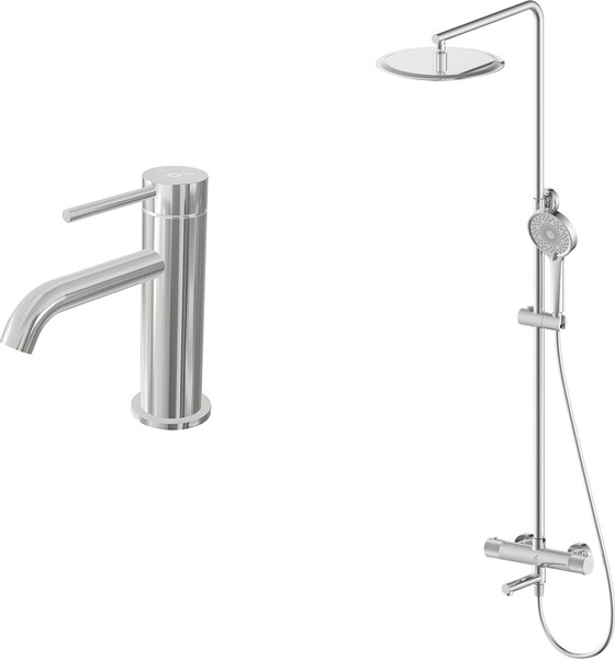 Изображение товара Душевая система со смесителем Oliveeka OL-739902+88139017-BN