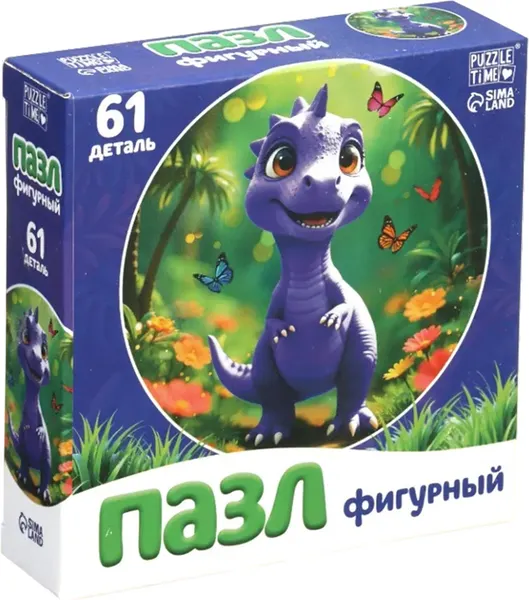 Изображение товара Пазл Puzzle Time Мир динозавров / 10905753 (61эл)