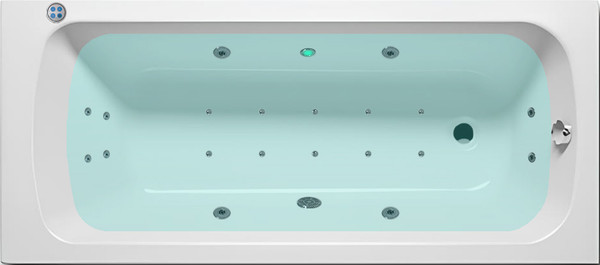 Изображение товара Ванна акриловая Riho Dola 180 Prime1 / B044001005P1+207093 (c гидромассажем и ножками)