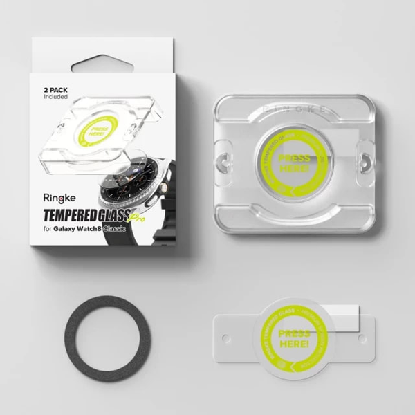 Изображение товара Защитное стекло для умных часов Ringke Tempered Glass Pro Для Galaxy Watch 8 Classic 46мм (2шт)