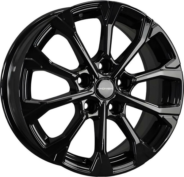 Изображение товара Литой диск Khomen KHW1605 Qashqai/Tiida 16x6.5" 5x114.3мм DIA 66.1мм ET 40мм (Black)