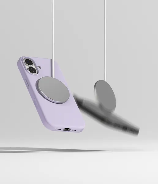 Изображение товара Чехол-накладка Ringke Silicone Magnetic для iPhone 17 (Light Purple)