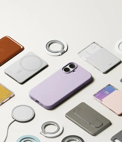 Изображение товара Чехол-накладка Ringke Silicone Magnetic для iPhone 17 (Light Purple)
