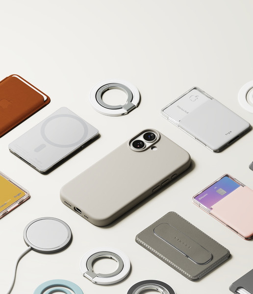 Изображение товара Чехол-накладка Ringke Silicone Magnetic для iPhone 17 (Stone)