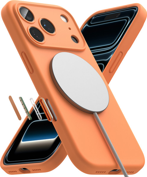 Изображение товара Чехол-накладка Ringke Silicone Magnetic для iPhone 17 Pro Max (Tangerine)