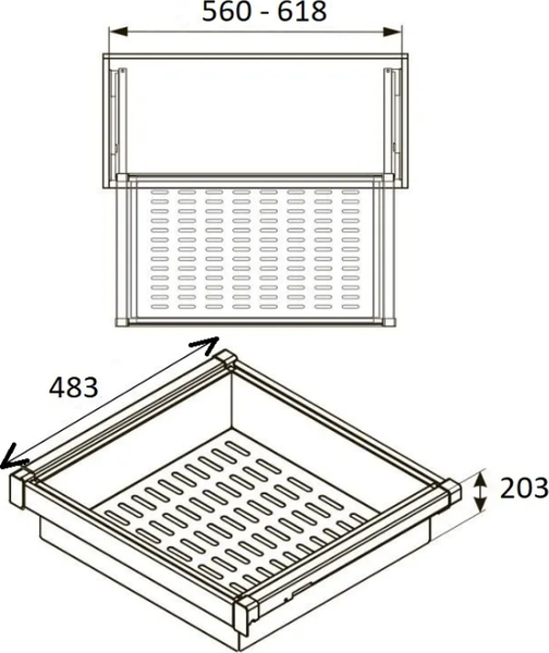 Изображение товара Корзина для белья GTV Elite из ротанга 600мм с доводчиком / WG-KOSZR60-10 (белый)