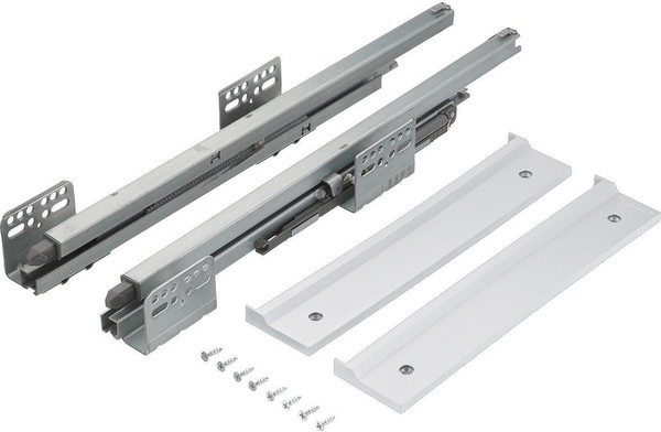 Изображение товара Полка выдвижная GTV Elite 700мм перфорированная с доводчиком / WG-POBUWM70-10 (белый)