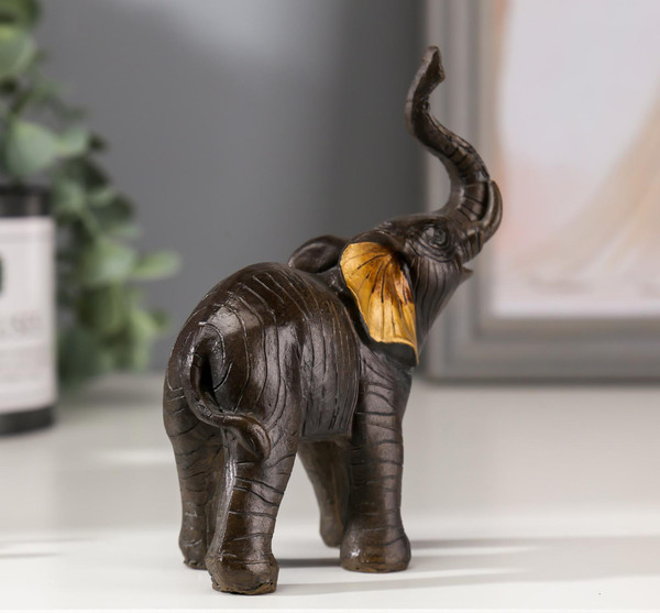 Изображение товара Статуэтка Sima-Land Слон африканский коричневый / 2600596