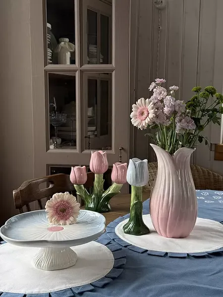 Изображение товара Подсвечник Tkano Floret Blossom / TK26-DEC-CNH0002 (голубой)