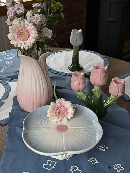 Изображение товара Подсвечник Tkano Floret Blossom / TK26-DEC-CNH0002 (голубой)