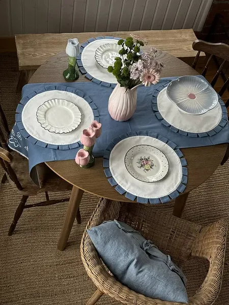 Изображение товара Подсвечник Tkano Floret Blossom / TK26-DEC-CNH0002 (голубой)