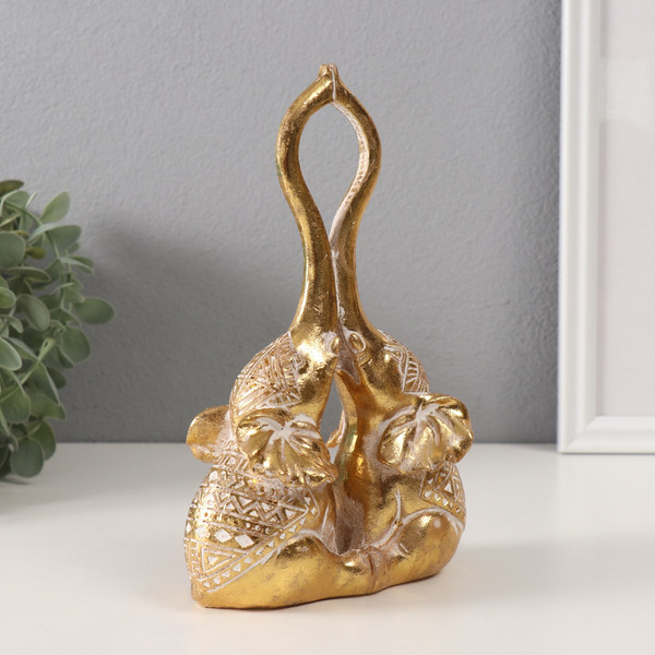 Изображение товара Статуэтка Sima-Land Слоны: прикосновение. Индейские узоры / 10323407