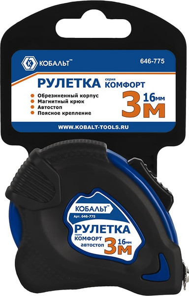 Изображение товара Рулетка Кобальт Комфорт / 646-775