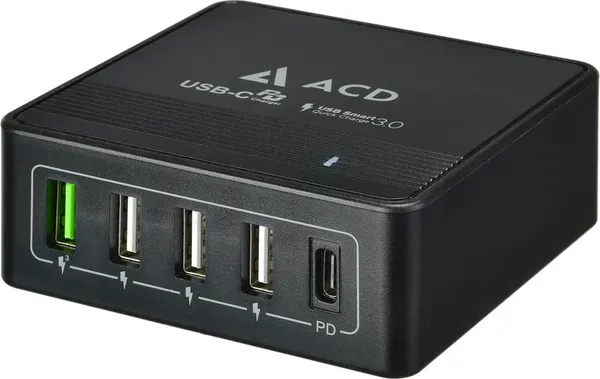 Изображение товара Зарядное устройство сетевое ACD ACD-P605U-V1B