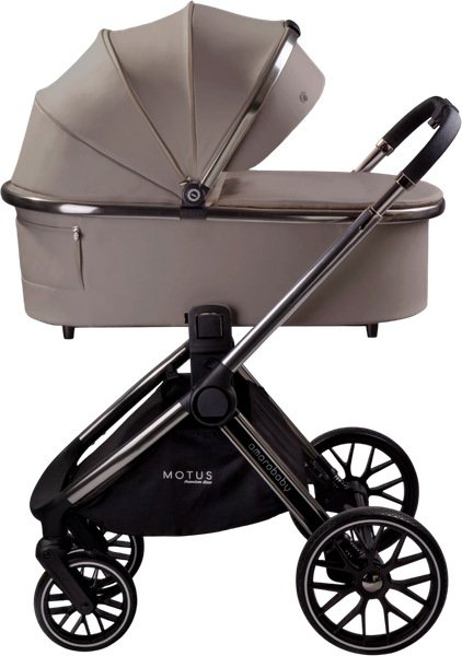 Изображение товара Детская универсальная коляска Amarobaby 2в1 Motus Premium Ecco / AB25-10MOTUSL/53 (мокко)