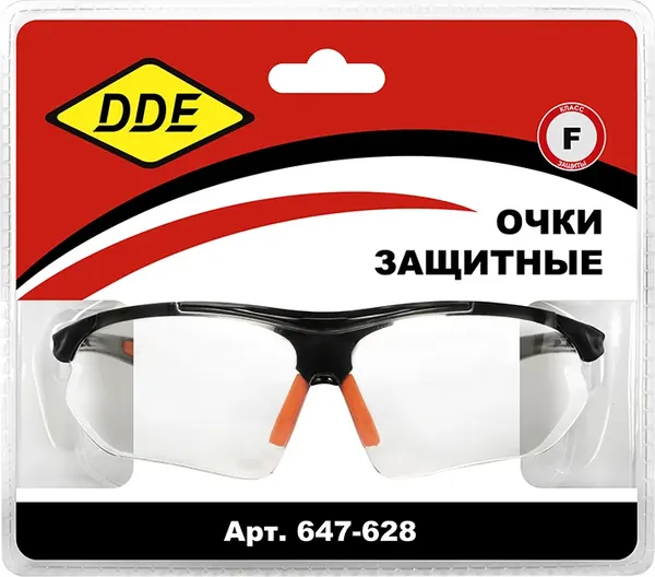 Изображение товара Защитные очки DDE 647-628 (прозрачный)