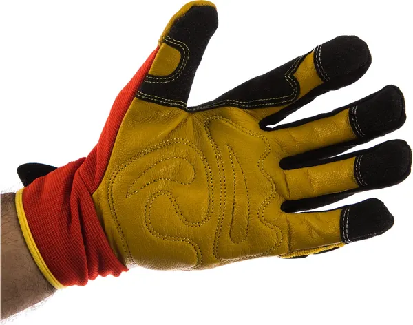 Изображение товара Перчатки защитные DDE Shock-Protect / 648-496 (р.L, кожа/спандекс)