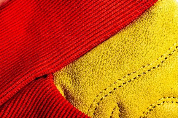 Изображение товара Перчатки защитные DDE Shock-Protect / 648-496 (р.L, кожа/спандекс)