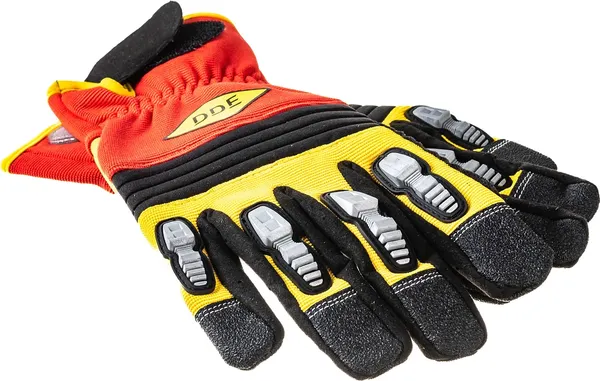 Изображение товара Перчатки защитные DDE Shock-Protect / 648-496 (р.L, кожа/спандекс)