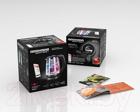 Изображение товара Электрочайник Redmond SkyKettle RK-G214S (темно-серый)