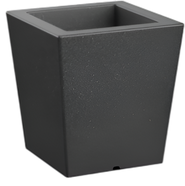 Изображение товара Кашпо БЕРКАНО Trapezio 42V / 220_028_24V (Black Granite)