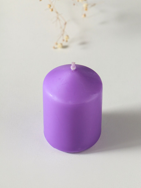 Изображение товара Набор свечей Дарим Красиво Цилиндр / 10967123 (лавандовый)