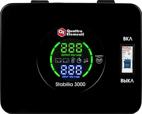 Изображение товара Стабилизатор напряжения Quattro Elementi Stabilia 3000 / 917-674