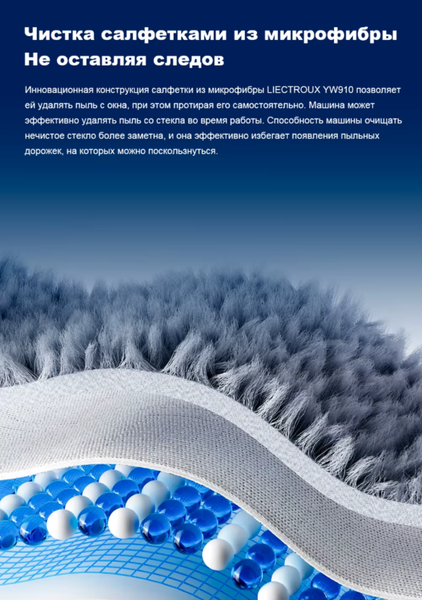 Изображение товара Робот-мойщик окон Liectroux YW910 (черный)