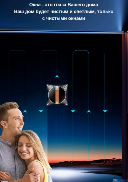 Изображение товара Робот-мойщик окон Liectroux YW910 (черный)