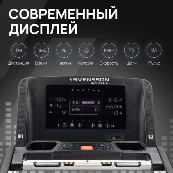 Изображение товара Электрическая беговая дорожка Svensson Industrial Techart