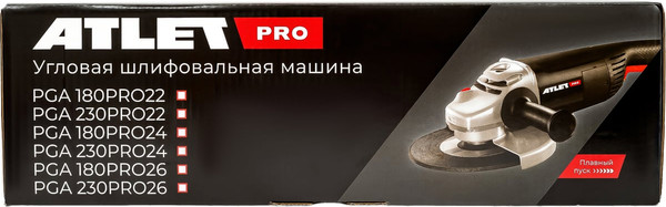 Изображение товара Угловая шлифовальная машина Atlet PGA230PRO26