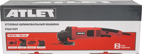 Изображение товара Угловая шлифовальная машина Atlet PGA150T