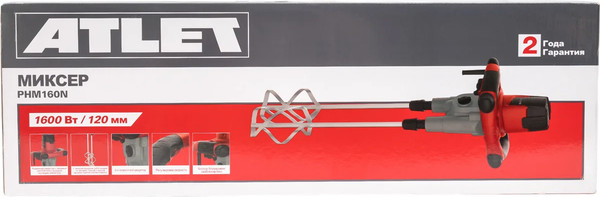 Изображение товара Миксер-дрель Atlet PHM160N
