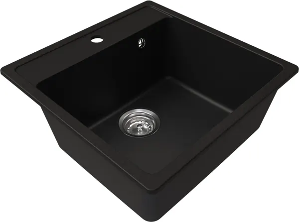 Изображение товара Мойка кухонная Mixline ML-GM08 558729 (ультрачерный)