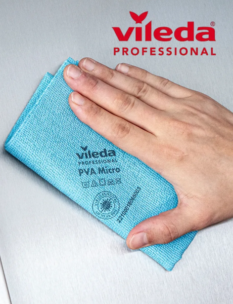 Изображение товара Набор салфеток хозяйственных Vileda PVAmicro (5шт, зеленый)